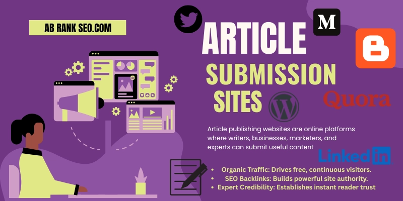Article Submission Sites List Article Submission Sites List